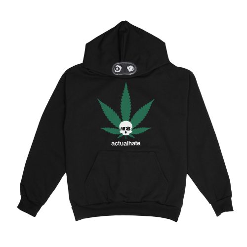 ACTUALHATE INC. - 420 H8 PULLOVER HOODIE - BLACK