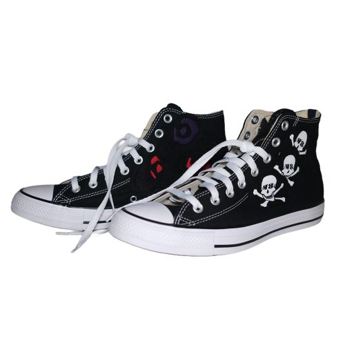 'UN-H8(ONE-OFF) - 'HATE STAR' CONVERSE - SIZE 8.5