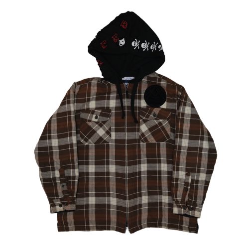 'UN-H8(ONE-OFF) - HOODED FLANNEL 002 - SIZE XL