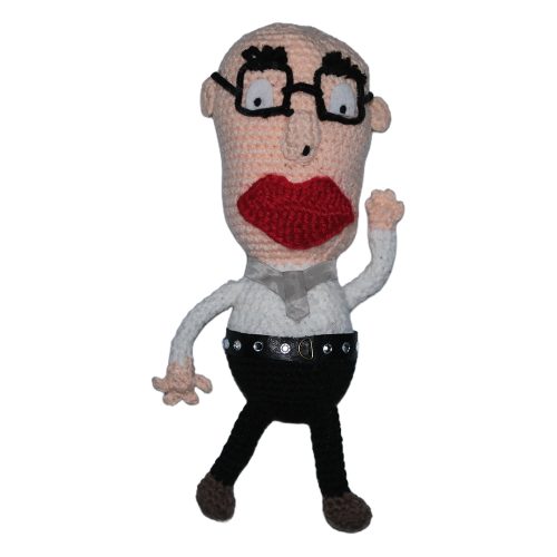 'UN-H8(ONE-OFF) - 'BUSINESSMAN' HAND CROCHET PLUSH - 005