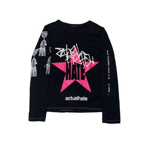 'UN-H8(ONE-OFF) - CUT AND SEWN LONGSLEEVE 006 - L