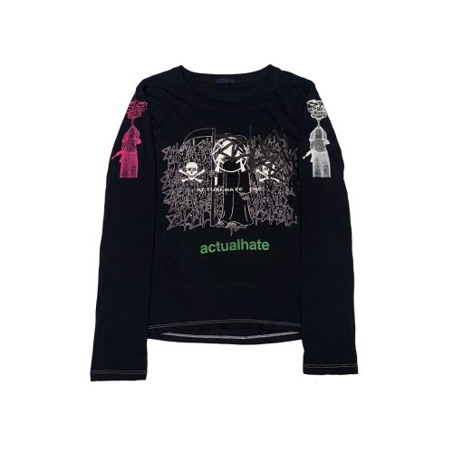 'UN-H8(ONE-OFF) - CUT AND SEWN LONGSLEEVE 012 - M