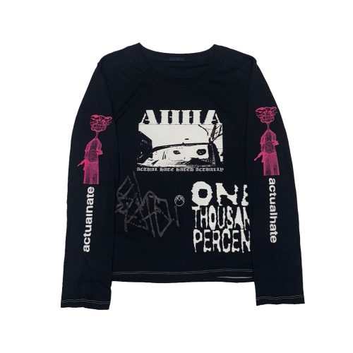 'UN-H8(ONE-OFF) - CUT AND SEWN LONGSLEEVE 013 - XL