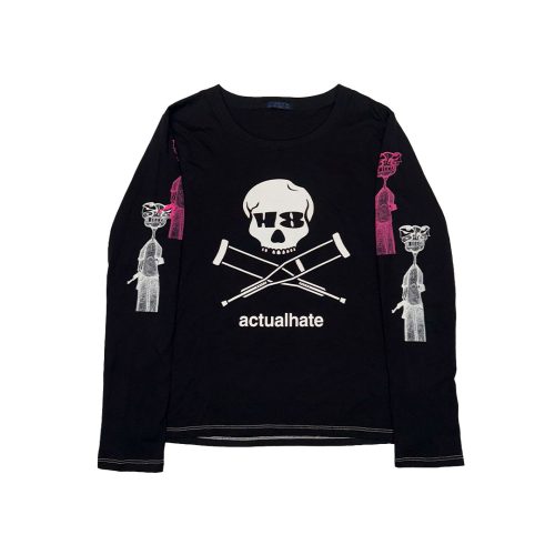 'UN-H8(ONE-OFF) - CUT AND SEWN LONGSLEEVE 021 - L