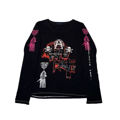 'UN-H8(ONE-OFF) - CUT AND SEWN LONGSLEEVE 023 - L