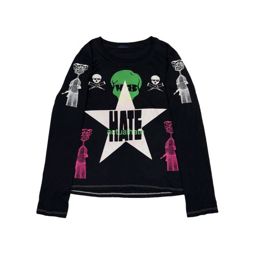 'UN-H8(ONE-OFF) - CUT AND SEWN LONGSLEEVE 025 - L